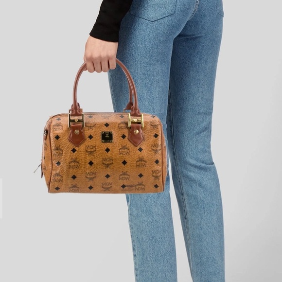 MCM Vintage Ella Boston Bag